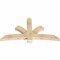 Ekena Millwork Davenport Rough Sawn Timber Gable Bracket, Douglas Fir, 72"W x 39"H x 4"D x 6"F, 13/12 Pitch GBW072X39X0406DAV00RDF - alternate 4
